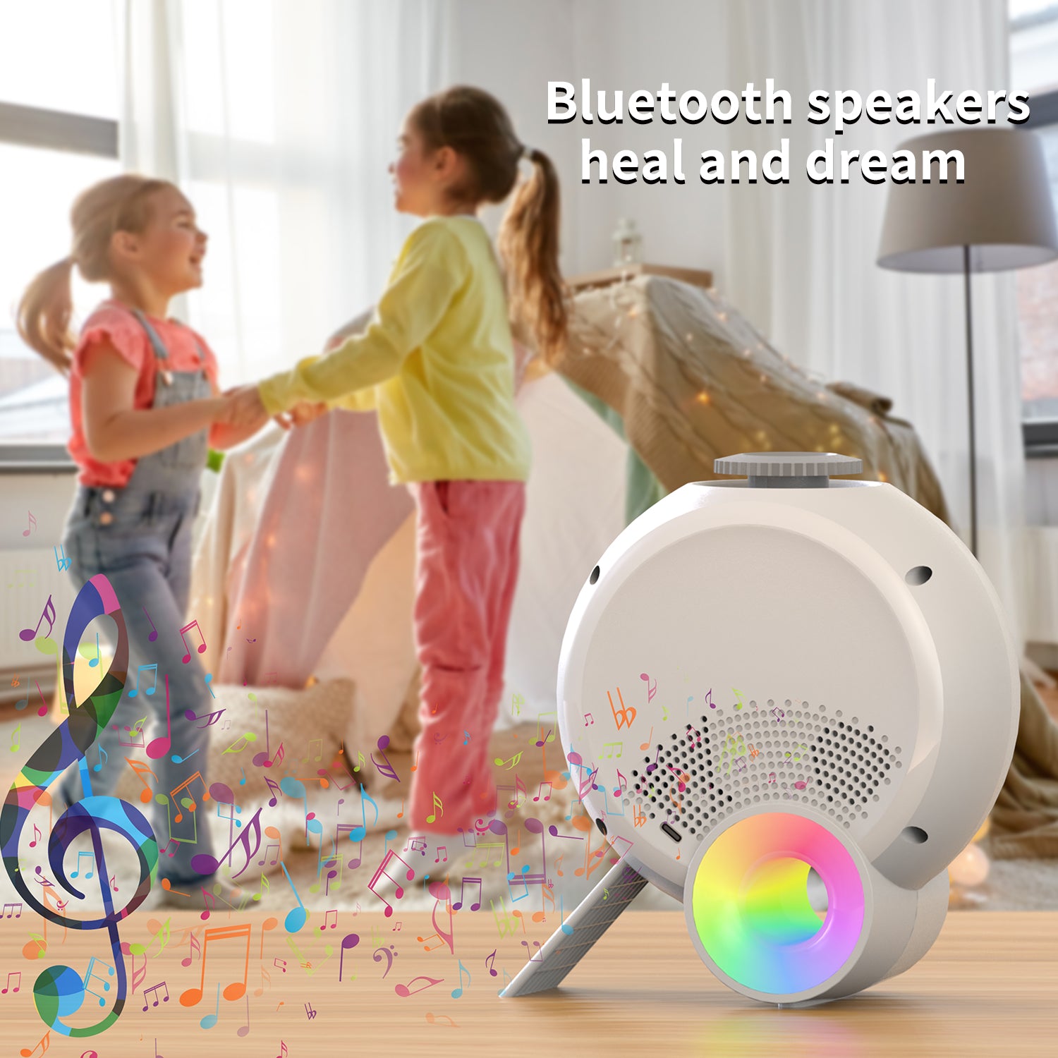 HD Galaxy Projector 13-in-1, Meteor Effect, Bluetooth Speaker & White Noise