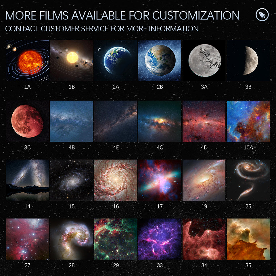 Globe Galaxy Projector 12-in-1 Planetarium Night Light - 360° Rotating Starry Sky Projector with HD Film Discs, Nebula & Star Projector for Kids Bedroom Decor