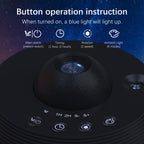 Meteor Galaxy Projector 13-in-1 Planetarium Night Light - 4K HD 360° Rotating Starry Sky Projector with Customizable Film Discs for Kids Bedroom Decor & Gift